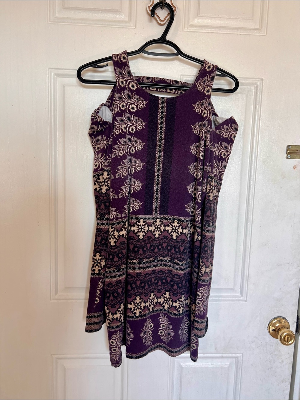 Free People | Purple Patterned Sleeveless Women's Dress